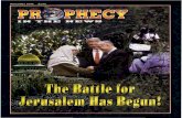 The Battle For Jerusalem Has Begun! -  Prophecy in the News Magazine -  Nov 1996