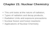 Chapter 21: Nuclear Chemistry This unit looks at the nature ...