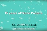 15 years of slane posters