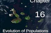 Biology - Chp 16 - Evolution Of Populations - Powerpoint