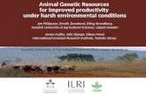 Animal genetic resources for improved productivity under harsh environmental conditions