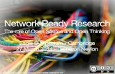 Eagle Bioinformatics Symposium: 3.Cameron Neylon: Network Ready Research: The Role of Open Source and Open Thinking