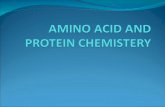 Amino acid and protein chemistery