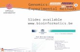 Genomics experimental-methods