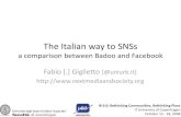 The Italian way to SNSs a comparison between Badoo and Facebook