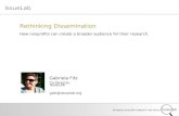 Rethinking Dissemination: How Nonprofits Can Reach a Broader Audience for Their Research