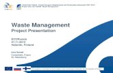 Waste Management project presentation