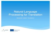 15. Alessandro Cattelan (Translated) Natural Language Processing for Translation)