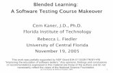 Blended Learning: Blended Learning: A Software Testing Course ...