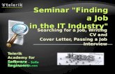 Finding a Job in the IT Industry Seminar - Opening