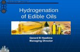 Hydrogenation  of Edible Oils