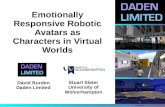 Emotionally Responsive Robotic Avatars in Virtual Worlds