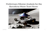 ISU Internship Project - Barcelona Moon Team Mission Design