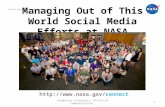 Managing Social Media at NASA
