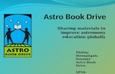 Astro Book Drive - sharing materials to improve astronomy education