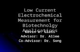 Low Current Electrochemical Measurement for Biotechnology