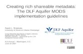 DLF Aquifer MODS Implementation Guidelines