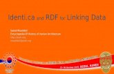 Identi.ca and RDF for Linking Data