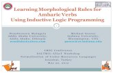 Learning Morphological Rules for Amharic Verbs Using Inductive Logic Programming