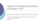 Issues in Designing a Corpus of Spoken Irish