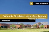 Authentic Simulation using Gamification