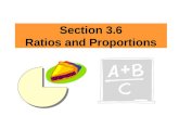 Section 3.6 ratios and proportions (Algebra)