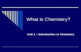 1   What Is Chemistry
