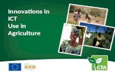 Innovations in ICT use in Agriculture