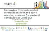 Improving livestock market information flow and early warning systems for pastoral communities using ICT