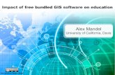 Impact of free bundled GIS software on education