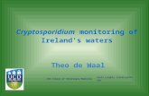 Cryptosporidium monitoring of Ireland's waters- Theo de Waal