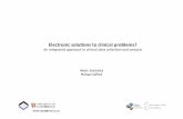 Electronic solutions to clinical problems: An integrated approach to clinical data collection and analysis