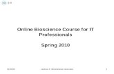 Lecture 1 bioscience overview 592010 post