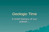 Geologic time notes