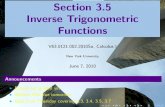 Lesson 16: Inverse Trigonometric Functions