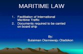 Maritime law  certificate and documents