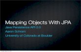 Mapping Java Objects with JPA