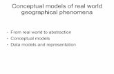 Conceptual models of real world geographical phenomena (epm107_2007)