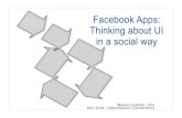 Ed Ui - The Facebook API:  Thinking about UI in a social way