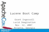 Lucene BootCamp