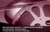 “Now let’s watch source C”: Celluloid history, pedagogy