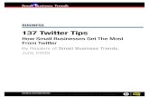 137 Twitter Tips