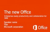 Affordable New Office for Your Small Biz [o365]