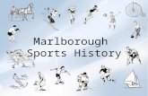 Marlborough sports history