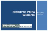 PMPA Member - "Tools You Can Use"