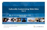 Culturally Customizing Websites Part 2