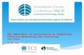 TCIOceania14 The importance of facilitation in supporting effective networking in clustering