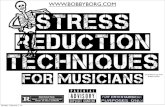 Stress Reduction For Musicians