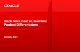 Definitive Analysis:  Oracle Sales Cloud / Salesforce Winter14 match up