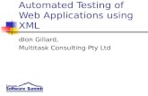 Automated  Testing Of  Web  Applications Using  XML